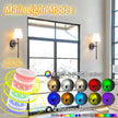 Wall Sconces Set Of Two Battery Operated, Wireless Sconces Wall Lighting Indoor Battery Operated Sconces With Remote Control, 10000mAh RGB Dimmable Rechargeable Wall Sconce For Bedroom, Including Bulb