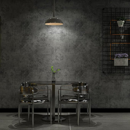 16"×708" Large Size Thick Big Roll Faux Dark Blue Grey Concrete Wallpaper Peel and Stick Waterproof Gray Concrete Contact Paper Vinyl 3d Adhesive Cement Tile Sticker for Bedroom Store Gym Walls