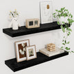 Fun Memories Deep Black Floating Shelf, 22.5