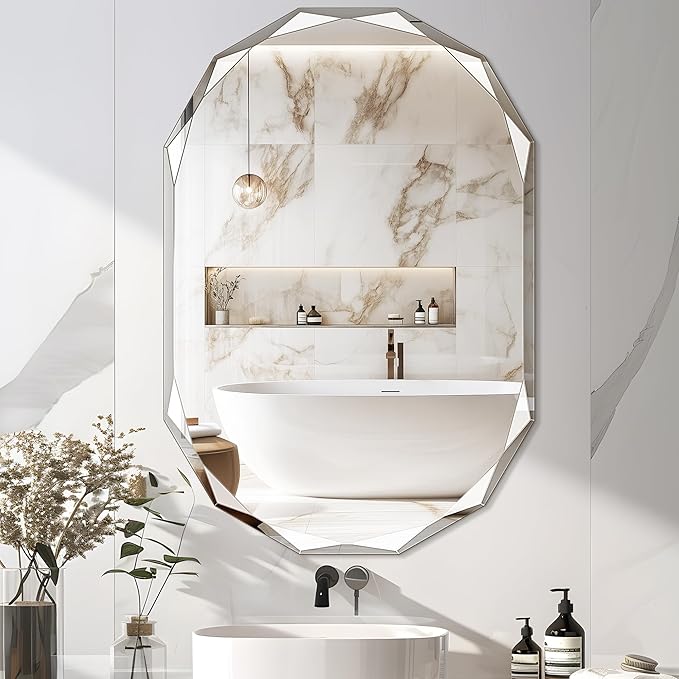 Bathroom Mirror for Wall, 26