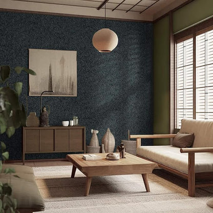 Dark Green Peel and Stick Wallpaper - Self Adhesive Waterproof Bathroom Countertop Contact Paper 15.7" X 196.8" - Removable Kitchen Vinyl Wrap for Cabinet Countertops - Wall Cover Counter Top Paper