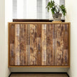 Yun-aeon Brown Wood Peel and Stick Wallpaper 17.3