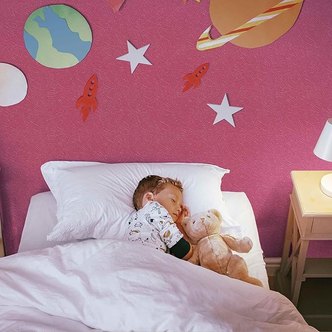 Rose Red Peel and Stick Self Adhesive Wallpaper - Removable Waterproof Bathroom Countertop Contact Paper 15.7" X 393.7" - Kitchen Vinyl Wrap for Cabinet Countertops - Wall Cover Counter Top Paper