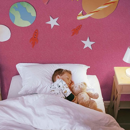 Rose Red Peel and Stick Self Adhesive Wallpaper - Removable Waterproof Bathroom Countertop Contact Paper 15.7" X 118" - Kitchen Vinyl Wrap for Cabinet Countertops - Wall Cover Counter Top Paper