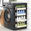 4 Pack Magnetic Spice Rack Organizer for Refrigerator and Oven, Cream White Fridge Organizers and Storage for Kitchen