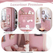 Dimoon 17.7''x177'' Peel and Stick Wallpaper Pink Contact Paper for New Environmentally Friendly Materials Thickening Upgrade Embossed Renter Friendly Wall Paper Modern Vinyl Wrap Countertop Bedroom