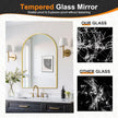 Delma Arched Bathroom Mirror, 26