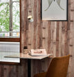 Yun-aeon Natural Wood-Cinnamon Wood Contact Paper Peel and Stick Wallpaper 17.3