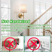 Wireless Sconces Set of 2,Battery Wall Sconce Including 10000mAh Large Capacity Dimmable Magnetic Battery Operated Light Bulbs, Easy to Installed in Any Area Without Hiring Electrician