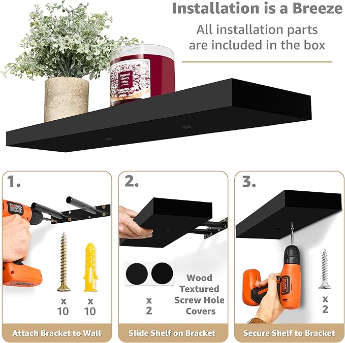 Sorbus Floating Shelves for Wall - 24