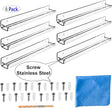 AMT 6 Pack Acrylic Floating Shelves, 15