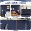 Dark Blue Peel and Stick Wallpaper Roll - Removable Waterproof Self Adhesive Contact Paper - Silk Boys Wall Covering Poster Board - Kitchen Countertop Vinyl Wrap for Bathroom Cabinet 11.8x78.7