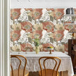 Livebor Floral Wallpaper Peel and Stick Boho Large Floral Peel and Stick Wallpaper Vintage Multicolor Flower Contact Paper 17.7'' x 196.8'' Self Adhesive Wall Paper for Bathroom Wall Covering Decor