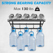 RedCall 2 Pack Garage Wall Shelf with 10 Hooks,23.5