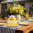 Amyhill Spring Table Decor You Are My Sunshine Wooden Block Sign Summer Tabletop Decorations Farmhouse Tiered Tray Decor Rustic Table Centerpieces for Home Desk Shelf Mantle Office Decorations