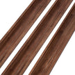 AZSKY 36 Inch Picture Ledge Shelf Rustic Wall Mount Light Walnut Long Narrow Picture Shelves Storage for Books Music Albums Green Plants-Photo Ledge Shelf Set of 3 Mounting Hardware Include