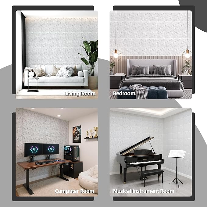 Art3dwallpanels 18 Pack Acoustic Panels 12