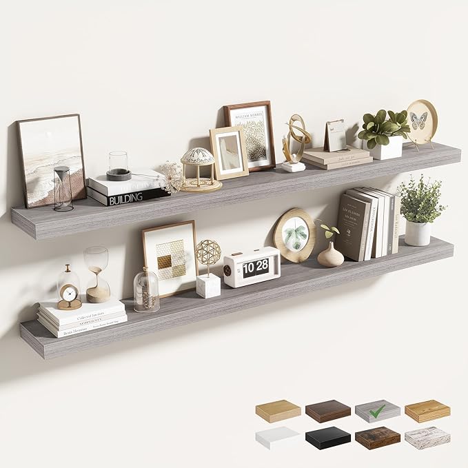 55 Inch Floating Shelves for Wall 2 Pack, 55