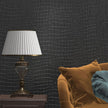Black Wallpaper Peel and Stick Wallpaper Self Adhesive Removable Wall Paper Vintage 15.7