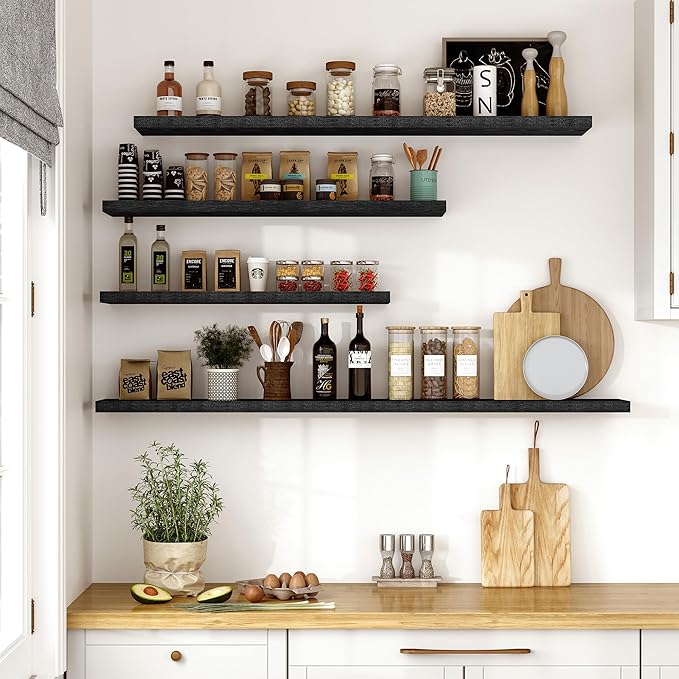 Vivelove 36 Inches Floating Shelves Wall Mounted, 10