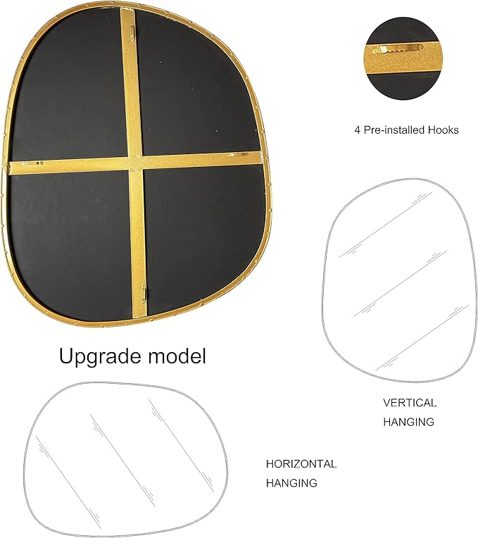 Asymmetrical Mirror for Wall Decor 21