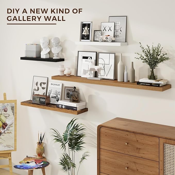Dreamland 72 Inches Floating Shelves for Wall, 9.8