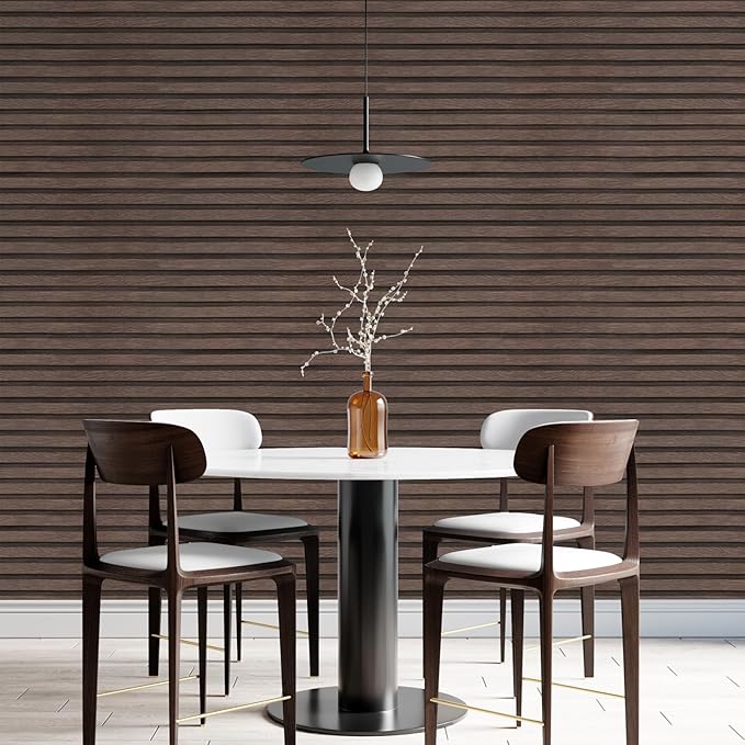Yun-aeon Natural Wood Peel and Stick Wallpaper Wood Slats - 17.3
