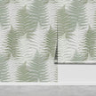 JiffDiff Botanical Fern Peel and Stick Wallpaper 17.73