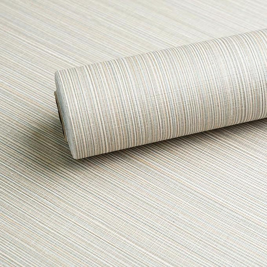 20.8" x 393.7" Grasscloth Peel and Stick Wallpaper, Textured Wallpaper for Decor Bedroom Kitchen Cabinet