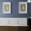 Pangda 3 Set Peel and Stick Accent Wall Molding Kit Inner and Outer Layers Style Premade Wainscoting Panels for Walls Picture Frame Molding for Home Decoration(40''x20'',Square)