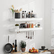 Floating Shelves - 24 Inch Rustic Wooden Wall Shelves - Extra Deeper & Thicker Wall Mounted Storage Shelf for Living Room, Kitchen, Farmhouse - 24