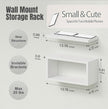 RICHER HOUSE Floating Shelves Bathroom, White Floating Shelves for Wall, Above Toilet Bathroom Shelves, Wall Mounted Hanging Shelves for Bedroom, Kitchen, Living Room Decor - White