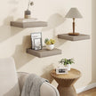 Marsmiles Square Floating Shelves for Wall, 10