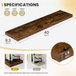 40 Inch Floating Shelves, 9.3