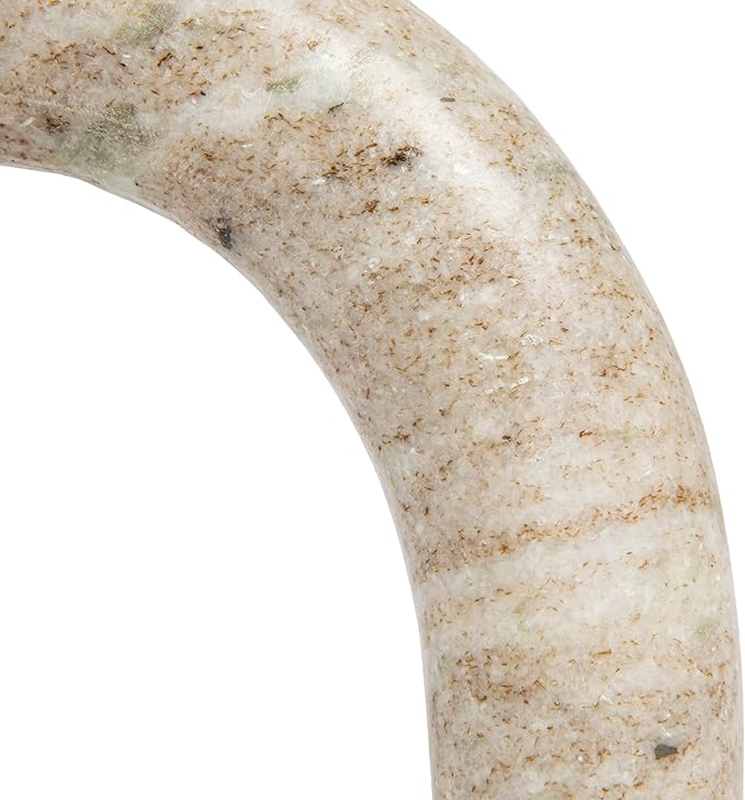 Creative Co-Op Marble Arch Tabletop Shelf Decor, Beige