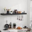 Floating Shelves - 10.3 Inch Deep Wall Shelf for Decor & Storage - Wall Mounted Display Shelving with Invisible Heavy-Duty Metal Bracket - 36