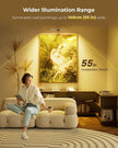 Picture Light for Wall Rechargeable Art Light with Remote, 3 Colors & 5 Brightness Levels, 12000mAh Battery Operated Lights for Pictures, Gallery, Bedroom, Hallway, Frame, Living Room (Black,1 Pack)