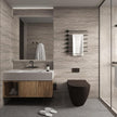 TOTIO Light Gray Concrete Wallpaper Peel and Stick Greyish White Marble Granite Contact Paper Modern Industrial Style Wall Paper 16x197inch Matte Thick Waterproof Self-Adhesive Vinyl Furniture Sticker