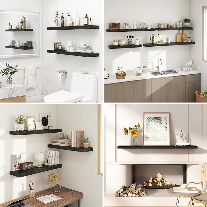 Dreamland 36 Inches Floating Shelves for Wall, 9.3
