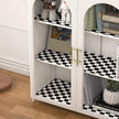 Modern Peel and Stick Wallpaper Black and White Mosaic Checkered Contact Paper 17.7