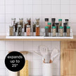 SIMPLEMADE 3-Tier Spice Rack Organizer - Versatile Storage Shelf for Kitchen, Bathroom, Bedroom & Office, Set of 1, White