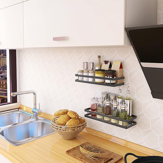 Spice Rack Organizer Wall Mount, 14