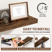16 Inch Floating Shelves for Wall 2 Pack, 16