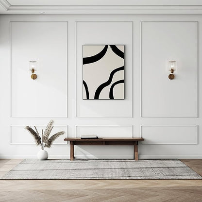 Pangda Peel and Stick Wall Molding Kit, 3D Premade Accent Molding Wainscoting Panel for Interior Wall Moulding Decor, Ready to Assemble Wainscoting Accent Panel(3 Set,48 x 80 in)