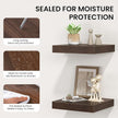 Square Floating Shelves for Wall, 7.5