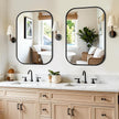 FICTOR Bathroom Vanity Mirror for Wall, 2 Pack 24