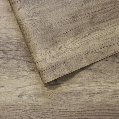 Brown Wood Contact Paper for Cabinets Drawers Wood Grain Vinyl Wrap 3D Wood Textured Wallpaper Peel and Stick Countertops 31.5"×354" Oak Maple Walnut Wood Stickers Furniture Film Wooden Wall Paper