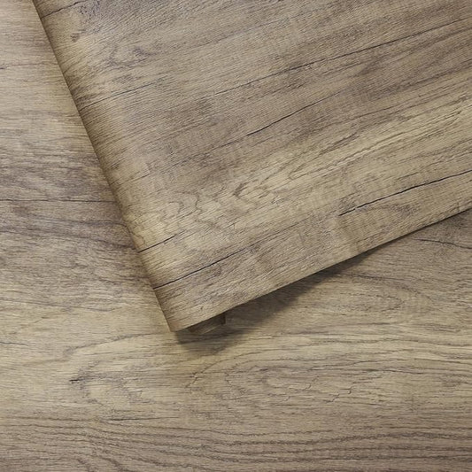 Brown Wood Contact Paper for Cabinets Drawers Wood Grain Vinyl Wrap 3D Wood Textured Wallpaper Peel and Stick Countertops 24"×354" Oak Maple Walnut Wood Stickers Furniture Film Wooden Wall Paper