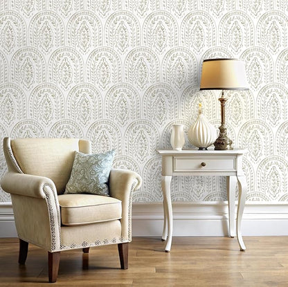 EeeComing Boho Peel and Stick Wallpaper Modern Wall Paper Peel and Stick Removable Contact Paper Self Adhesive Wallpaper for Bedroom and Bathroom Cabinet Shelf Liner Vinyl 393.7 "x17.3