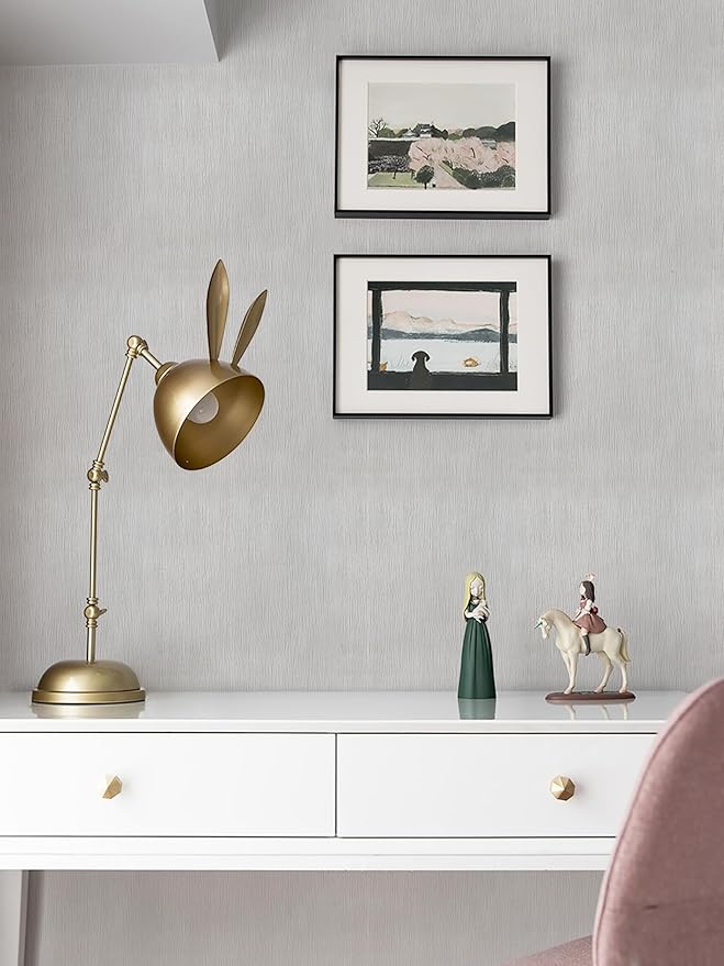 Heroad Peel and Stick Wallpaper Wood Contact Paper Wood Wallpaper Light Grey Wood Grain Contact Paper Thicken Textured for Cabinets and Drawers Countertops Waterproof Self Adhesive Vinyl 17.5" x 78.7"